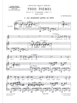 Mélodies et Chansons - HONEGGER - Partition - Mélodies